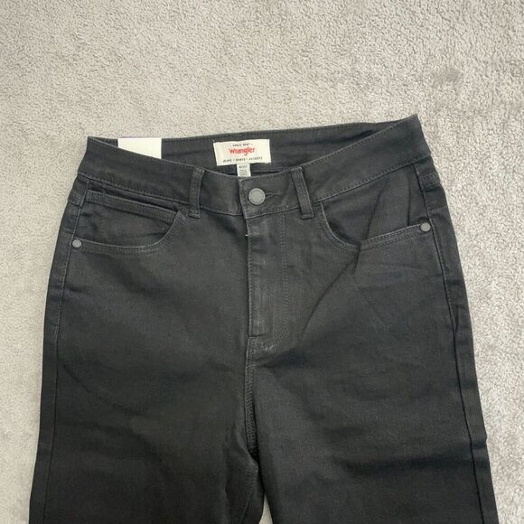 NEW Wrangler Women's Size 4 High-Rise Black Bootcut Jeans Stretch Denim - Picture 10 of 11